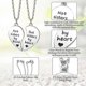 thumbnail image 4 of Conjunto de 2 colgantes de amistad para mejores amigas (BFF) y hermanas, con diseño de corazón a juego, de acero inoxidable. Regalos para mujeres y hombres., 4 of 5