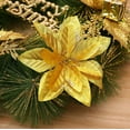 thumbnail image 4 of Guirnalda de Flor de Pascua Ganfancp Feliz Fiesta de Navidad 1 Corona, 4 of 7
