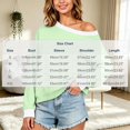 thumbnail image 3 of Enjoytime Sweatshirt for Women Patchwork Long Sleeve Off Shoulder Sweatshirt Fall Fashion Casual Pullover Tops, 3 of 8
