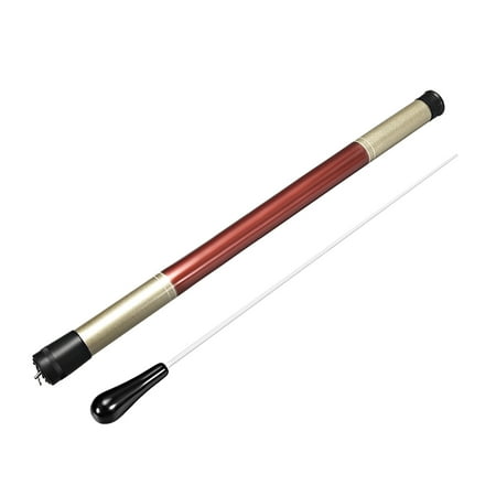 Uxcell Music Conductor Baton 14.96inch Length Black Resin Handle Music Conducting Baton with Baton Case