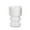 White, variant on COFEST Transparent Hydroponic Small Potted Plant Pots,Indoor Living Room Desktop Transparent Hydroponic Plastic Flower Pots,A Must For Green Plant Lovers,Transpare White A