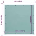 thumbnail image 4 of vidaXL Access Panel with Aluminium Frame and Plasterboard 600x600 mm, 4 of 5