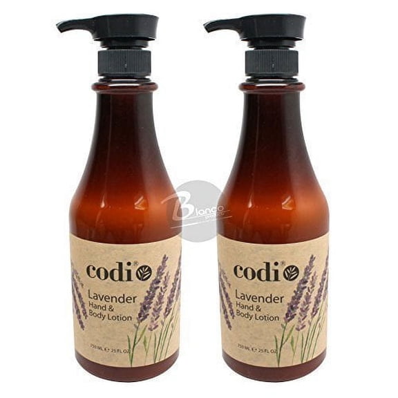 Codi Lavender Hand & Body Lotion 750ML 25oz 2pc C6