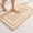 Khaki, variant on CASAFUN Warm & Compact Bath Mat Super Absorbent Quick Dry Living Room Floor Mat,Non Slip Stain Resistant Shower Rug Machine Washable for Bathroom Kitchen,Toilet,Tub and Shower