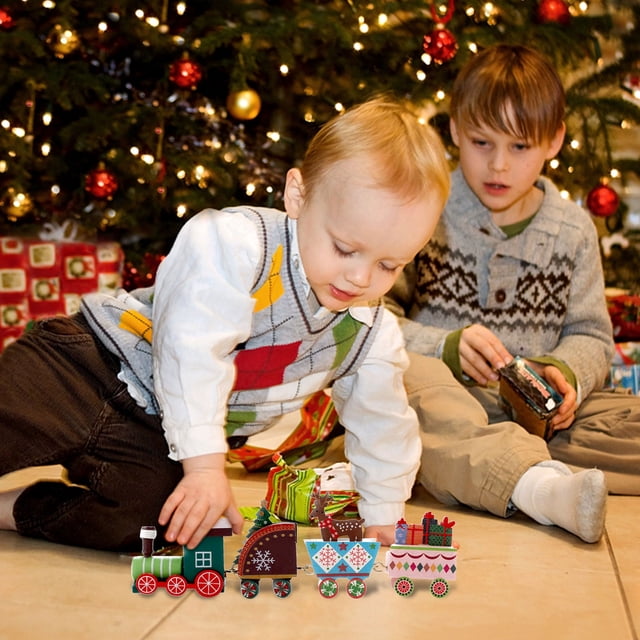 XWSHYW Decoraciones Navideñas Mini Trincheras En Decoración Navideña, Adorno En Madera, Decoración En Fiestas Navideñas En Casa, Regalo Festivo, Juguete En Niños Fundido a Presión