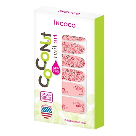 Coconut Nail Art by Incoco Nail Polish Strips, Puppy Love