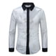 thumbnail image 1 of pstuiky camisetas de manga corta para hombre, Camisa informal de manga corta con botones y estampado playero para hombre ropa de hombre m, 1 of 7