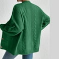 thumbnail image 5 of Lindreshi Cardigan Sweaters for Women Women's Fashion Long Sleeve Button Solid Outing Causal Coat Cardigan, 5 of 6