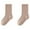 Khaki, variant on yillto Little Boys Girls Socks Cotton Soft Comfy Ankle Crew Socks School Uniform Stretchy Socks