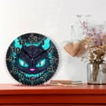 thumbnail image 2 of Dreamtimes Black Cat Round Wall Clock, Battery Operated Silent Non Ticking Desk Clock for Home Bedroom Kitchen Office School Decor Wall Clock 10 Inch, 2 of 6