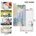 thumbnail image 6 of Yayeee 100% Cotton Hand Towels for Bathroom 16" x 28" Soft Absorbent Kitchen Towel, Seaside Boat, 6 of 7