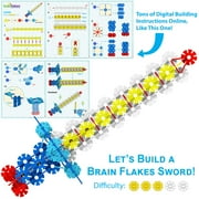 VIAHART Brain Flakes 500 Piece Interlocking Plastic Disc Set | A Creative and Educational Alternative to Building Blocks | Tested for Childrens Safety | A Great STEM Toy for Both Boys and Girls!
