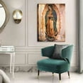 thumbnail image 3 of Mexico Our Lady of Guadalupe Portrait Canvas Wall Art Decor Religious Catholic Poster Prints Picture for Altar Living Room Bedroom Decoration,Lamina enmarcada de Nuestra Señora de Guadalupe, 3 of 3
