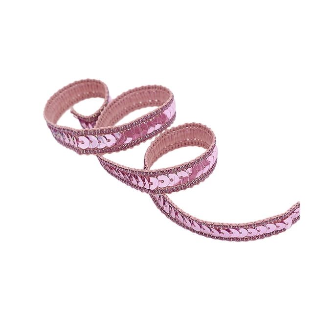 relayinert Handmade Sequined Band Addition To Hair Accessories Collection Sequined Dress Ribbon Sequined Belt leather powder