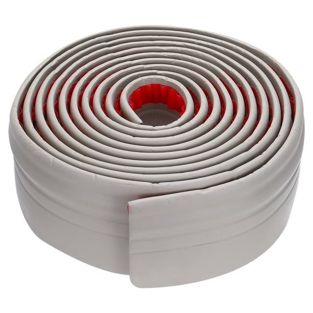 Moldura de base de goma flexible Uxcell, 3.86 pulgadas x 16.4 pies, gris
