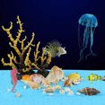 thumbnail image 2 of 7.05oz Décorations Créatives Naturelles pour Aquarium de Plage Coquillages, 2 of 8