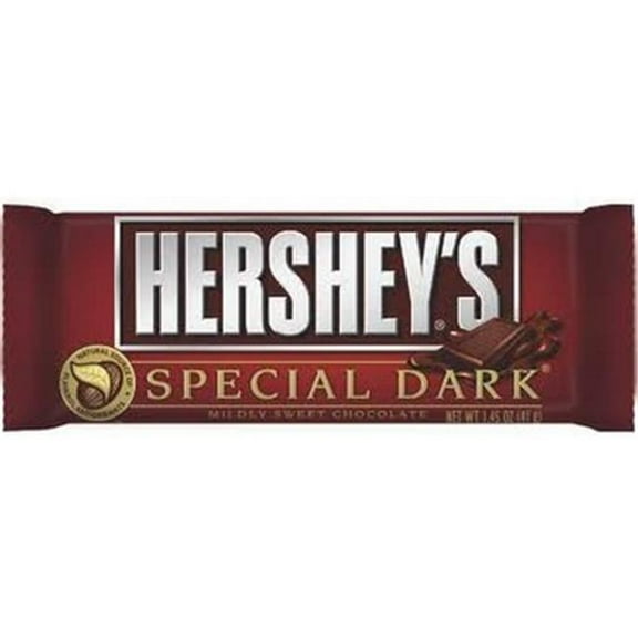1.45 Oz. Dark Mildly Sweet Chocolate Bar - Case Of 36