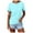 Mint Green, variant on Womens Summer Crew Neck Short Sleeve Tops Oversized Loose Fit Solid Color Plain Tees Relaxed Comfort Everyday Wear T-Shirts