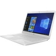 thumbnail image 2 of HP Stream 14" Laptop, Intel Celeron N4000, 4GB RAM, 32GB SSD, Windows 10 Home in S mode, Snow White, 14-cb183nr, 2 of 5