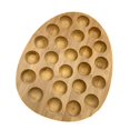 thumbnail image 1 of Estante organizador de bandeja de huevos de madera, bandeja de servicio de placa de huevos de 24 agujeros para refrigerador huevo fresco Pascua, 1 of 9