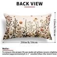 thumbnail image 4 of Seasonal Fall Lumbar Pillow Covers 12x20 Inch FloraL Autumn Throw Pillows for Couch Farmhouse Thanksgiving Harvest Flowers Rectangle Decorative Pillow Cases for Bed Patio Covers Outdoor Indoor Set 2, 4 of 6