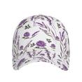 thumbnail image 2 of Balery Baseball Cap Adjustable Size for Running Workouts and Outdoor Activities All Seasons Dad Hat(Lavender Flowers), 2 of 9