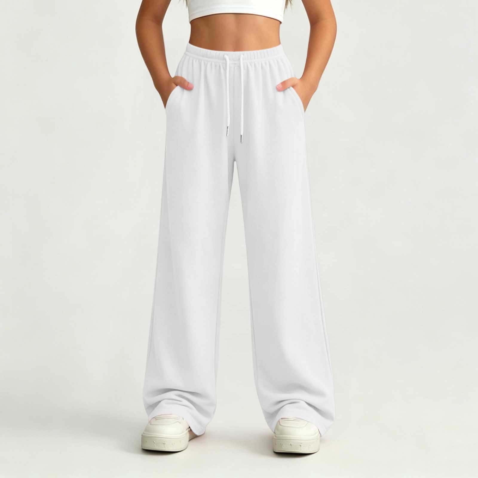 Dnhxils Sweatpants for Teen Girls Back to School Clothes Lightweight Summer Sweatpants with Pockets for Teens