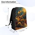 thumbnail image 4 of Balery Starry Night Guitar Turtle Mochila - Mochila Estilosa y Duradera para Laptop de 15 Pulgadas con Tela Oxford Impermeable, 4 of 8