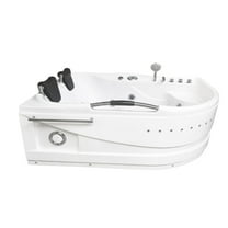 Hot tub white 67″ X 47″ double pump with Heater – Cayman