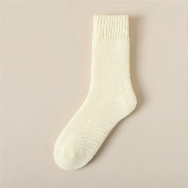Calcetines de felpa para mujer, otoño e invierno, calcetines de pantorrilla engrosados, calcetines de rizo, calcetines cálidos para dormir en el suelo, calcetines de lana hasta la mitad de