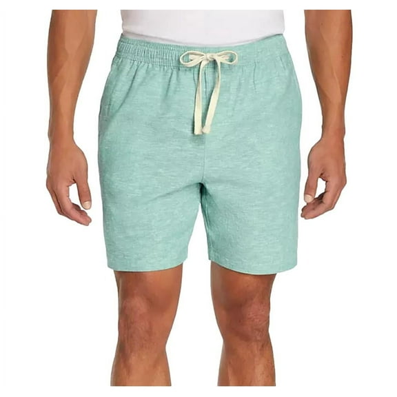 Gap Men's Linen Pull On Shorts in Green Size XXL