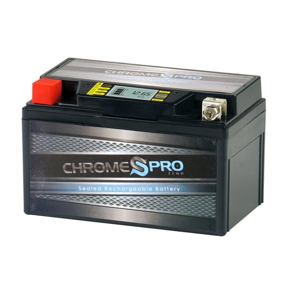 Chrome Pro Battery Ytz10s-bs (ytz10s 12 Volt,8.6 Ah, 190 Cca) iGel Scooter Battery for Yamaha Morphous 250 Cc Year (06-08)