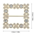 thumbnail image 2 of NUOLUX 3Ud Accesorio De Ropa Dorado Con Nudo Para Camisetas Y Vestidos, 2 of 6