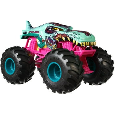 Monster Jam, Official Megalodon Monster Truck, Die-Cast Vehicle, 1:24 ...