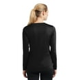 thumbnail image 2 of Sport-Tek Ladies Long Sleeve Posicharge Competitor V-Neck Tee, 2 of 5