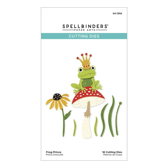 Spellbinders Etched Dies From Jump For Joy-Frog Prince