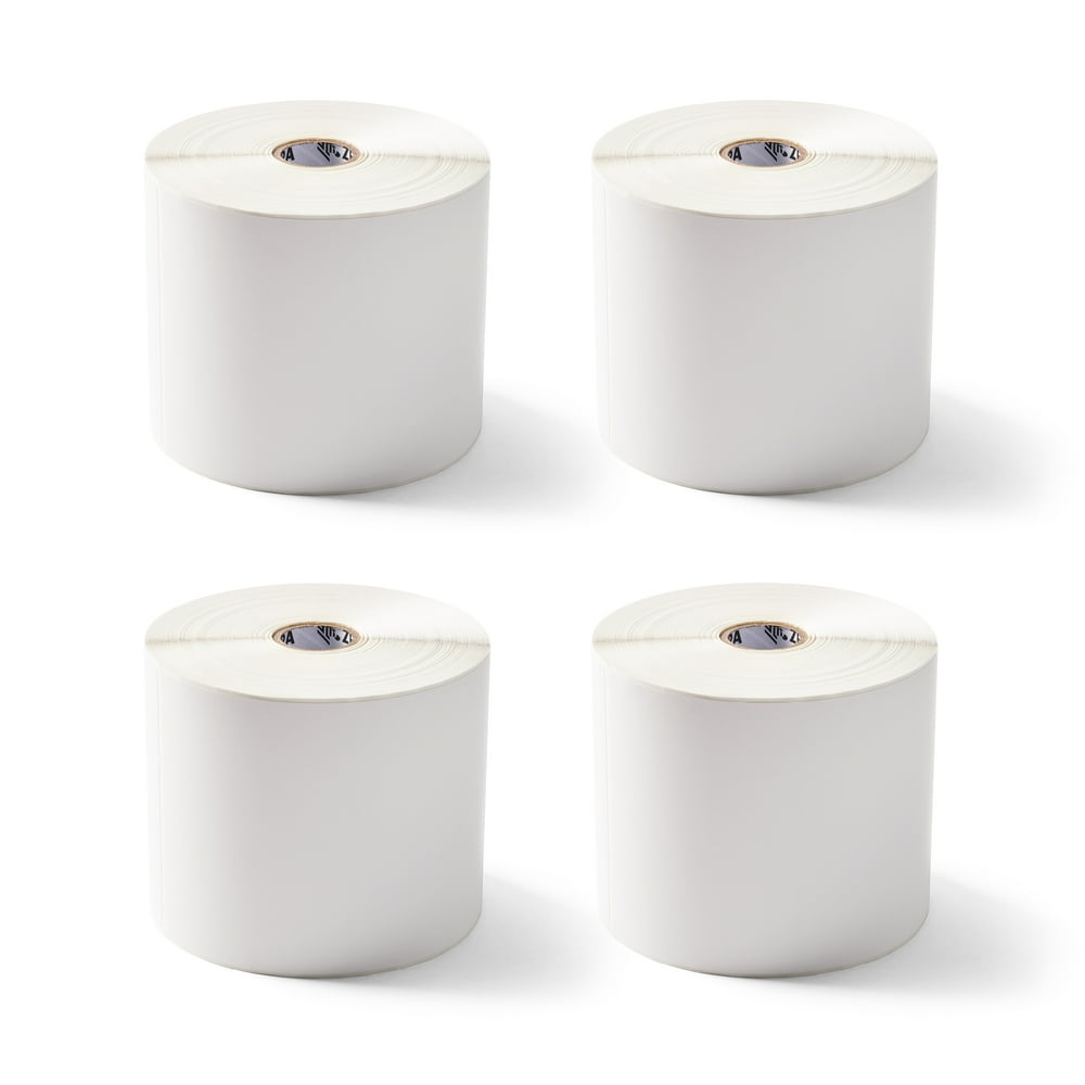 Zebra 4 x 6 in Thermal Transfer Polypropylene Labels PolyPro 3000T