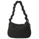 thumbnail image 1 of Bolsos Hombro Acolchados para Mujer Con Correa Fruncida Bolso Diario para Mujer (negro), 1 of 9