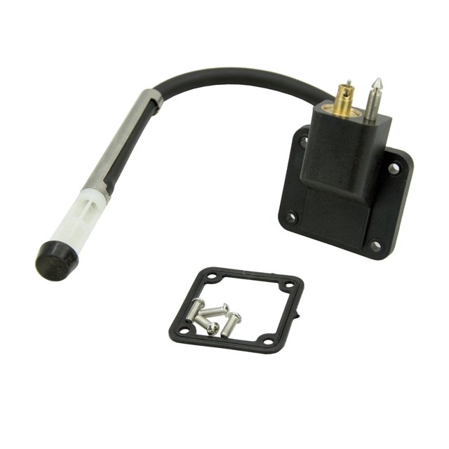 Scienceny Conector de tanque de combustible de barco con medidor de combustible apto para motor fuera de borda Bombillas para automóviles
