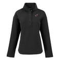 thumbnail image 2 of Women's Cutter & Buck  Black Arizona Cardinals Hunts Point Eco Half-Snap Sweatshirt, 2 of 3