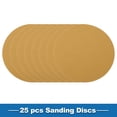 thumbnail image 3 of Discos de Lijado Unique Bargains de 8 Pulgadas 600 Grano Redondos con Gancho y Bucle de Óxido de Aluminio Amarillo 25 Pcs, 3 of 6