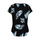 thumbnail image 5 of Tops de Algodón para Mujeres Cuello en V Moda Casual Manga Corta Primavera Verano Top para el Hogar Y Diario, 5 of 6