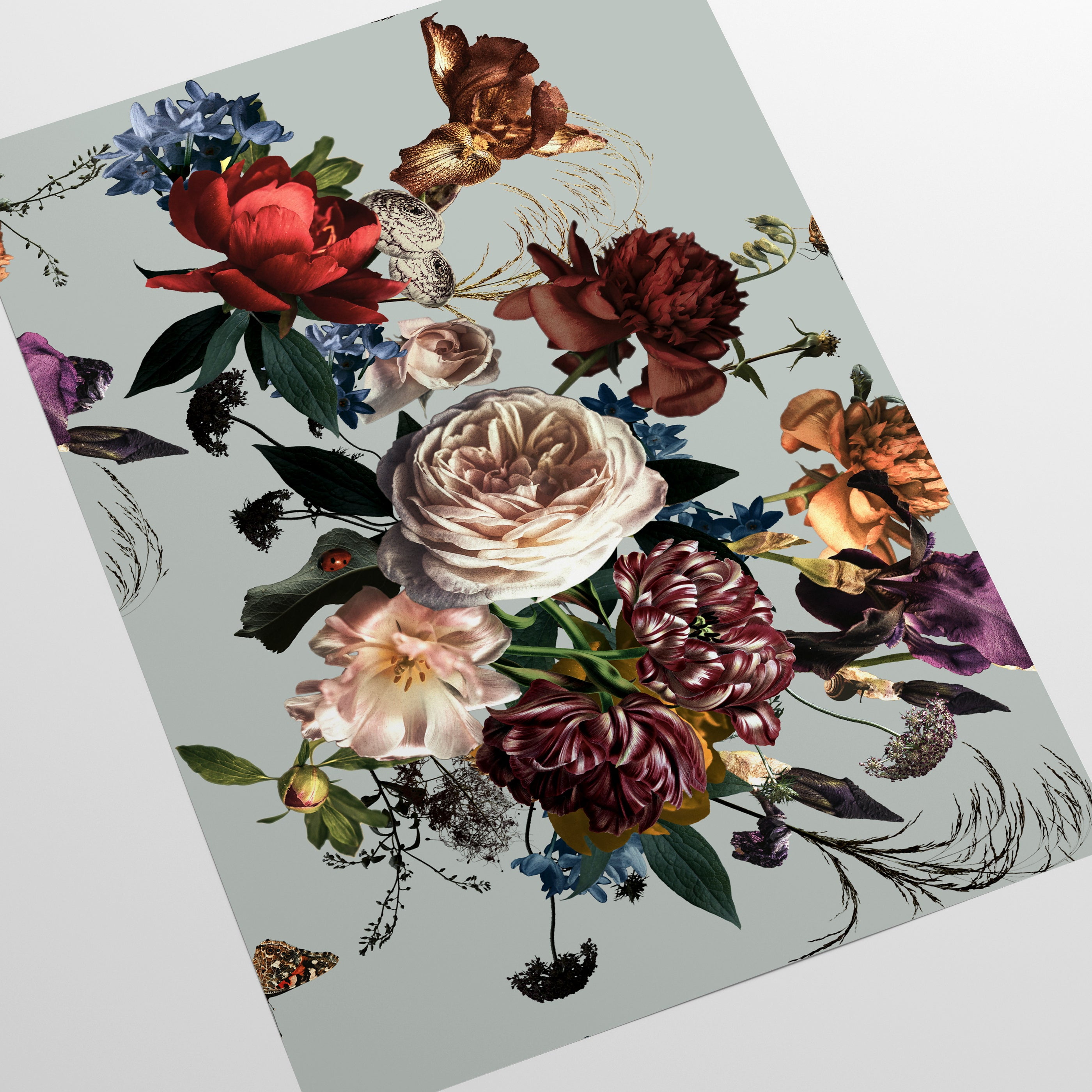 Renaissance Floral Wallpaper