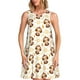 thumbnail image 1 of Fotbe Sloth Yoga Vestido de Verano sin Mangas para Mujer – Vestido Midi Línea A, Estilo Camiseta Floral, Vestido Playero Casual y Fluido, 1 of 7