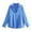 Blue, variant on Utoimkio Women's Blouses Striped Long Sleeve Shirts Button Down Loose Fit Casual Tops for Women