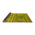 thumbnail image 2 of Ahgly Company Indoor Round Oriental Yellow Industrial Area Rugs, 8' Round, 2 of 4