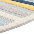 thumbnail image 6 of Unique Loom Aruba Outdoor Collection Area Rug - Paradera (3' 3" Round Gray/Gold), 6 of 7