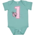 thumbnail image 3 of Inktastic Pink Ladybug 1st Birthday Girls Baby Bodysuit, 3 of 5