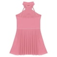 thumbnail image 6 of Linjinx Girls' Ballet Lyrical Dance Dress Jazz Latin Dance Performance Costume High-Low Tutu Skirt Pink 10, 6 of 6