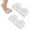 White, variant on 2 Pairs Toe Separator, 2025 New Silicone Toe Separators for Women, Metatarsal Pads, Soft & Breathable Metatarsal Cushion, Toe Straightener & Spacer for Women & Men, White